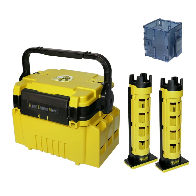 Wholesale Multifunctional ABS PP Plastic Fishing Tackle Storage Box Waterproof Accessory Lure Box Lake Ocean Boat Outdoor