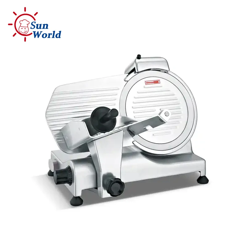 8 9 10 12 inch  Meat Slicer Machine Jerky Beef Fish Sausage Frozen Meat Semi-Automatic Frozen Meat Cutting Machine