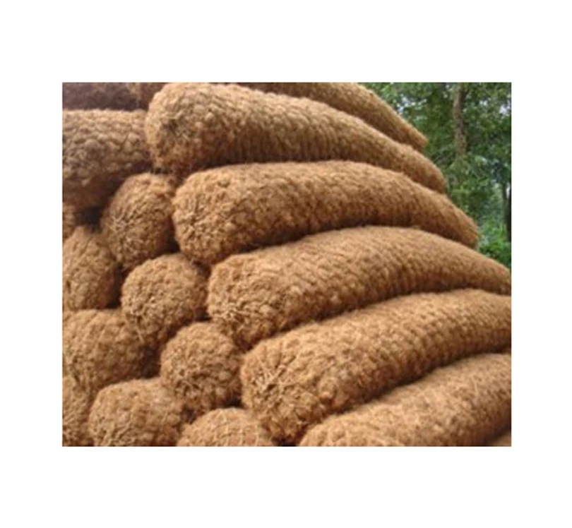Ready Bulk Stock Supplier Selling Top Quality 100% Natural Eco-friendly High Grade Coir Fiber Logs for Erosion Prone Areas