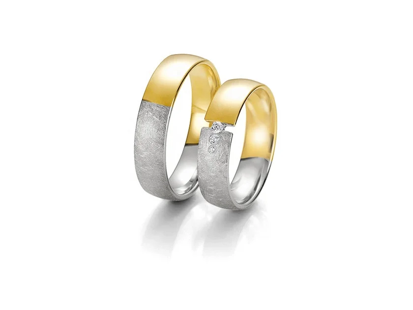 High Quality Fashion Jewelry Golden Rings Set 18K 22K 24K Gold Bride Wedding Ring And Bangles Set