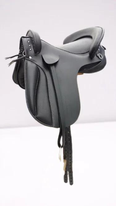 Top Quality Horse SPANISH  Saddle Fine Quality Soft Seat Leather English Saddle For Horse Ridding At Affordable Price