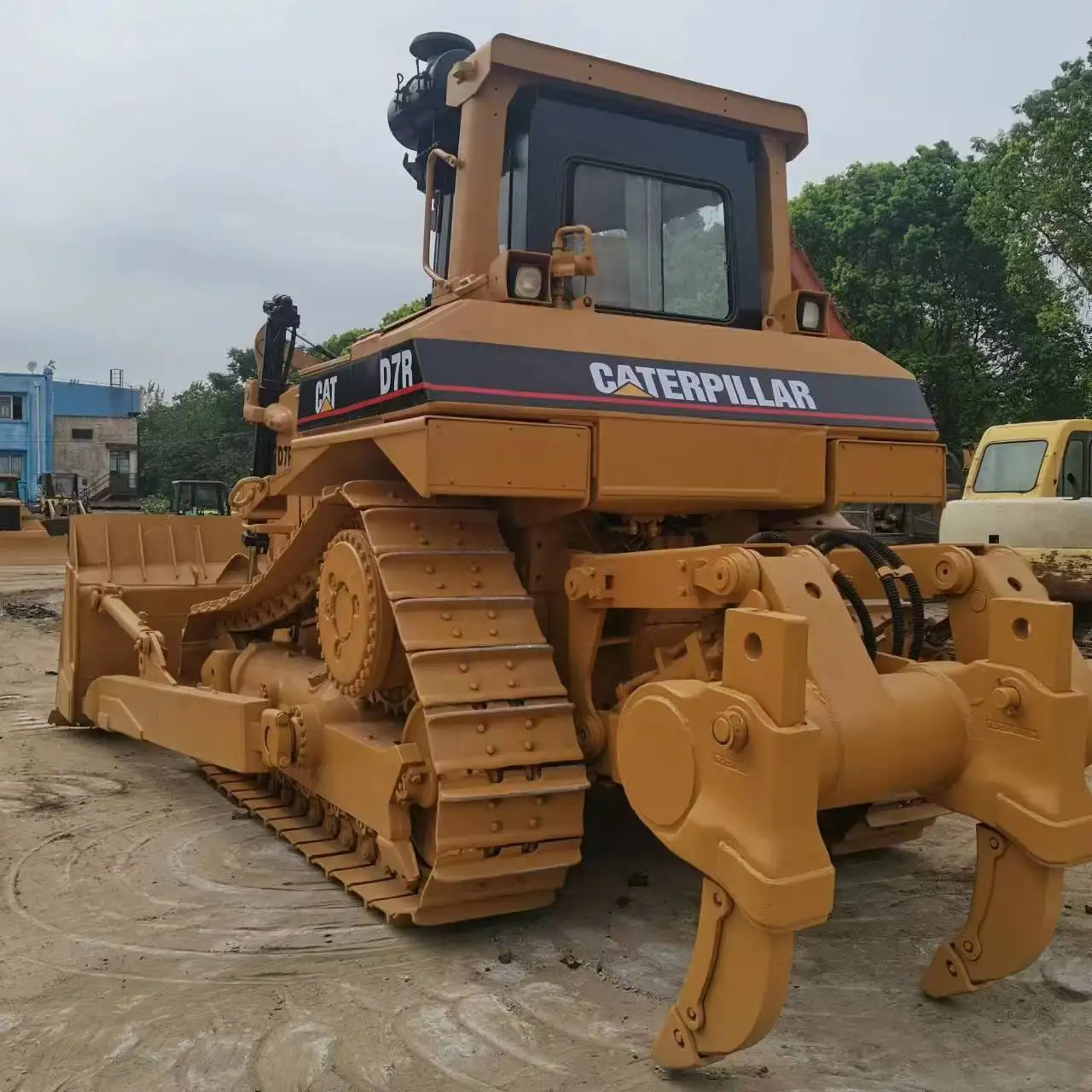 Used Caterpillar D7R track-type tractor dozer quality road construction machinery CATD7R with good performance and cheap price