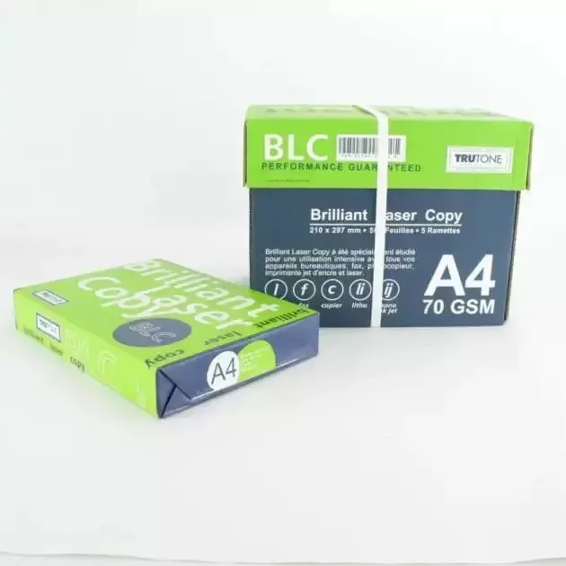 Hot Selling Brilliant Laser Copy/BLC 70gsm A4 Copy Paper Cheap A4 Paper