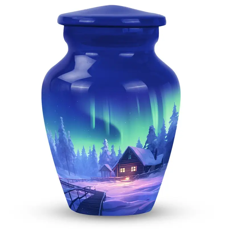 Northern Lights Urns For Human Ashes Cremation For Ashes For Adults Funeral Custom Memorials Urns for Male