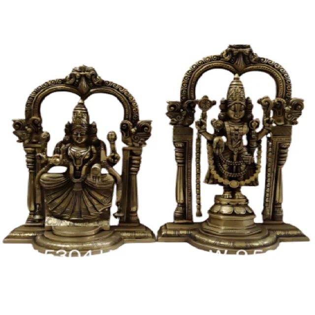Lord Vishnu Ji laxmi Ji набор премиальных латунных Lakshmi maa-богини Vishnulaxmi статуя богини процветания мудрость восемь идол