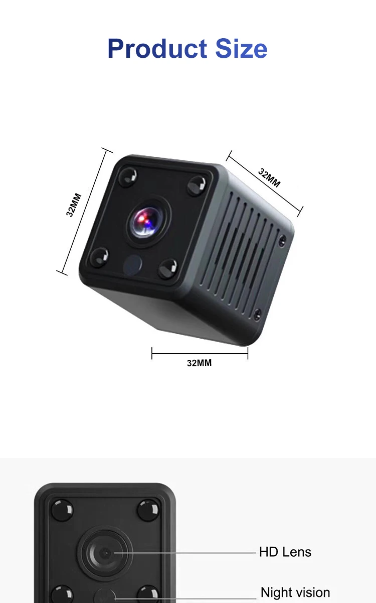 Wifi X6 Camera Security Hd 1080p Night Vision Camcorder Dvr Motion Detection Video Voice Recorder Mini Camera