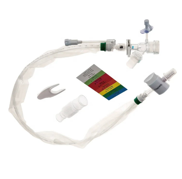 Tianck Medical disposable single use closed suction cateter medical intubation catheter suction tube