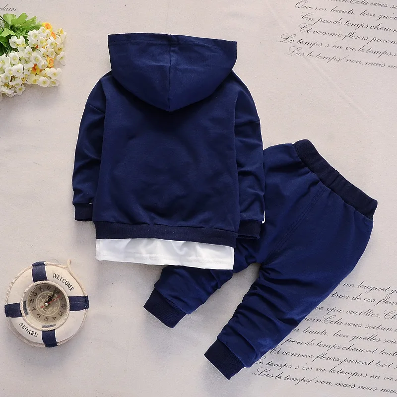 Good quality Wholesale Spring Autumn Kids clothing sets Children long sleeve toddler boys Clothing Sets