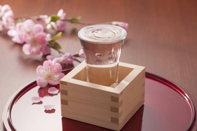 Hinoki Masu traditional wooden tumbler 1.8L Japanese Masu Wooden Sake Cup Hinoki Wood Sake Cups Box
