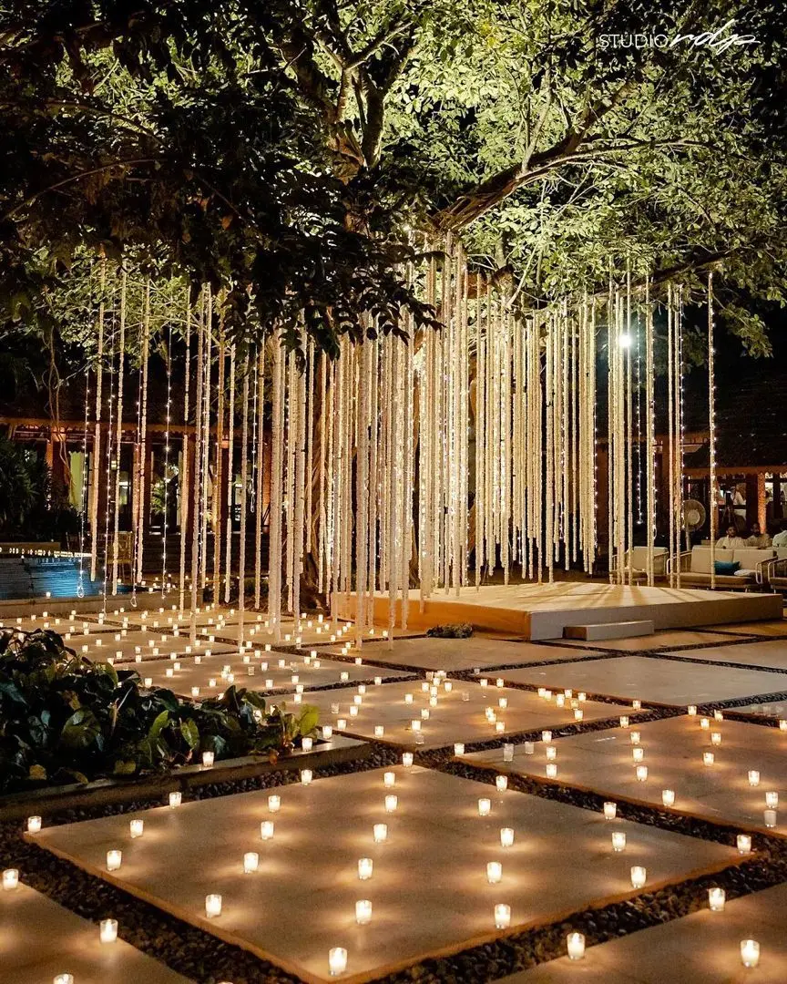 Traditional Religious Handmade Backdrop String For Stage and Entrance Decor At Wedding Mehndi Engagement Party Decoration
