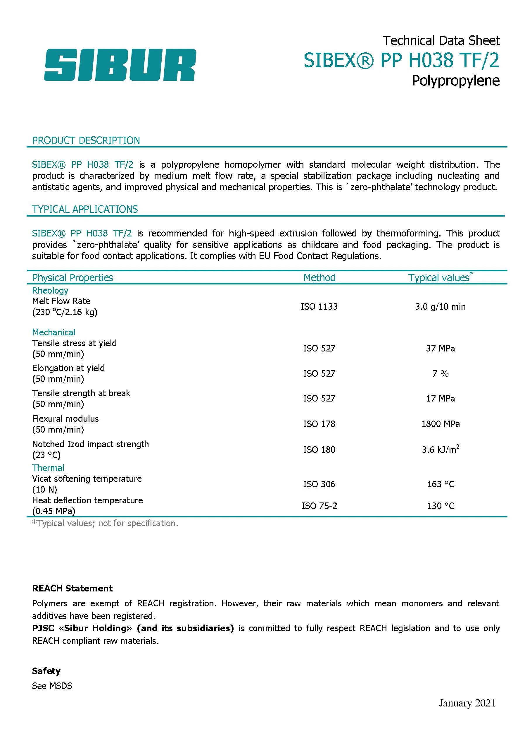 SIBEX PP H038 TF/2 TU 2211-002-14596232-2016