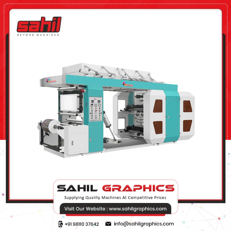Высокоскоростная флексографская печатная машина рулонная флексографическая