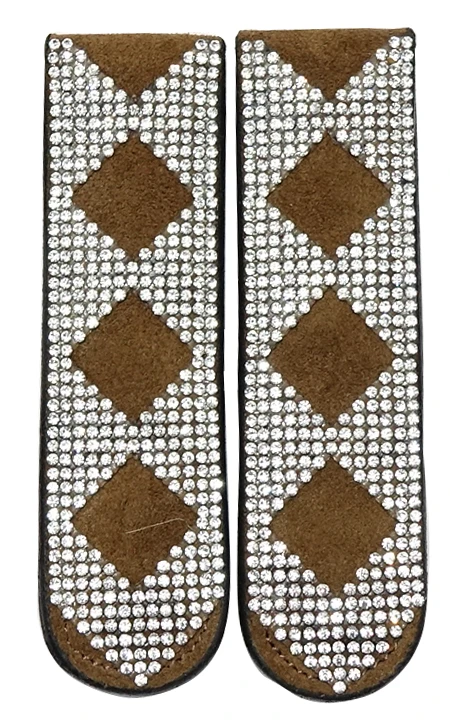 Leather Boot Clip With Crystals for horse riders manufacturers