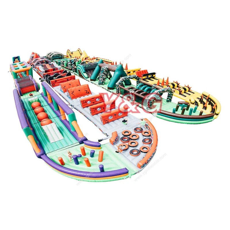 Y&G Factory Price toy story inflatable obstacle course for commercial use bounce obstacle park