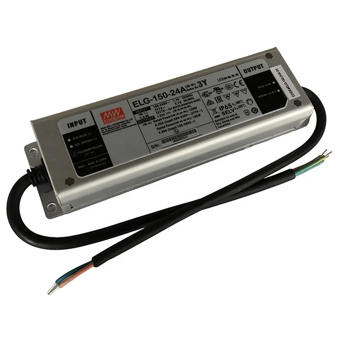 Mean Well CE CB TUV EMC ROHS ELG-150 Series 84~150W 12V 24V 36V 42V 48V 54V Led Driver