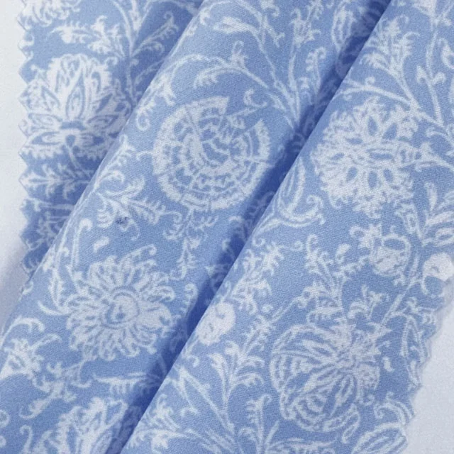 4 Way Stretch Polyester Spandex Digital Print Poplin Fabric for Shirts