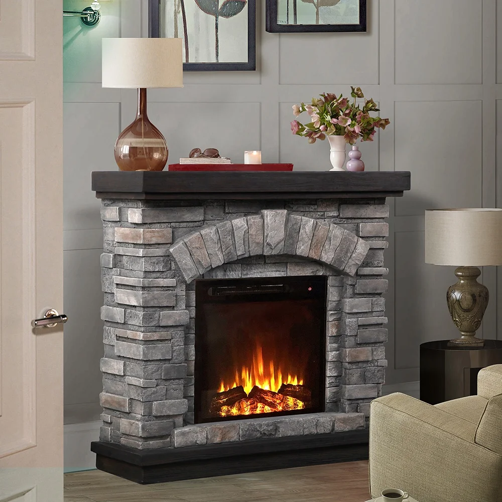Электрический камин автономный 2022 Новый электрический Polystone master flame
