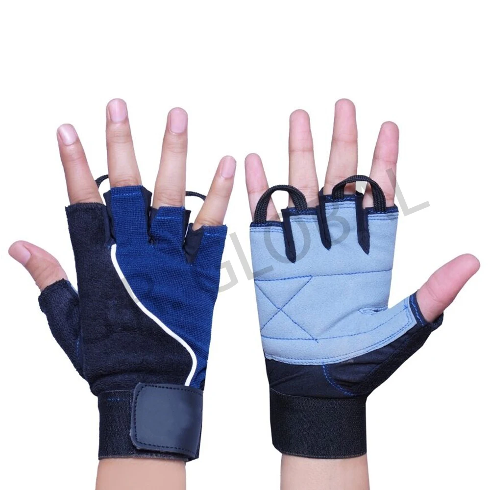 Customizable Design  Bike Half Finger Bicycle GEL Padded Finger less Sports boys and Girls BMX MX Riding Gloves