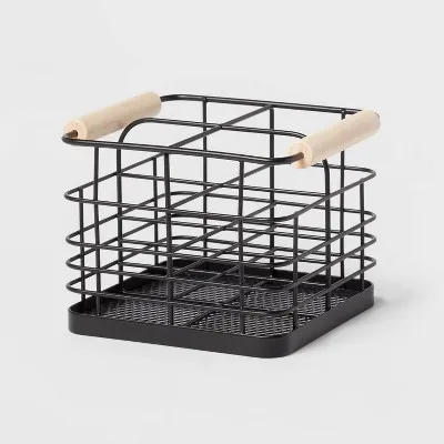 Stainless Steel Dish Drainer Basket for Kitchen Dish Drying Rack Bartan Basket Custom Mesh Wire Storage Basket