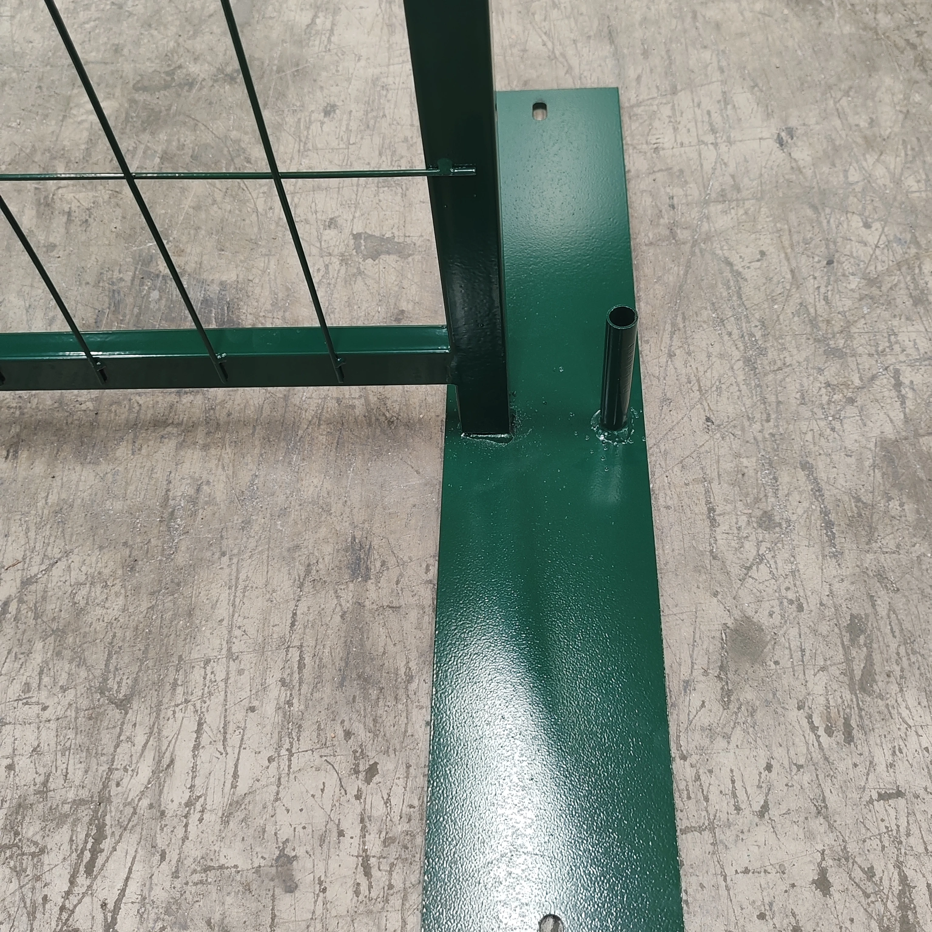 Powder coated canada temporary fence canada movable guardrails Metal Fence panel