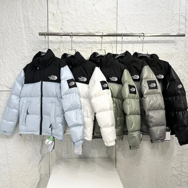 Fashion brand down jacket for men and women winter function outdoor stand collar short thick warm fluffy coat bread and clothing