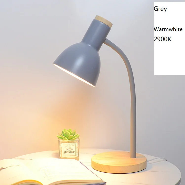 Eye Protecting Adjustable Arm USB 5V Dimmable Led Table Lamp For Reading Desk Study Dormitory Kids Bedside