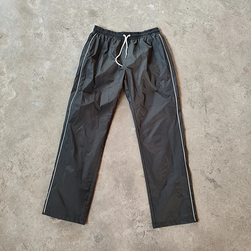 OEM Custom logo High Quality Elastic Waist Sports Running Pant Customized Training Nylon Jogging Gym Pants Men