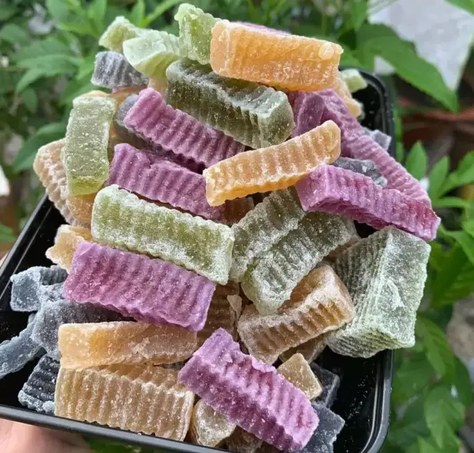 Private Label Candy Sea Moss Gummies- No Chemical Sweet Fruity Flavor Lustrous Delicacies