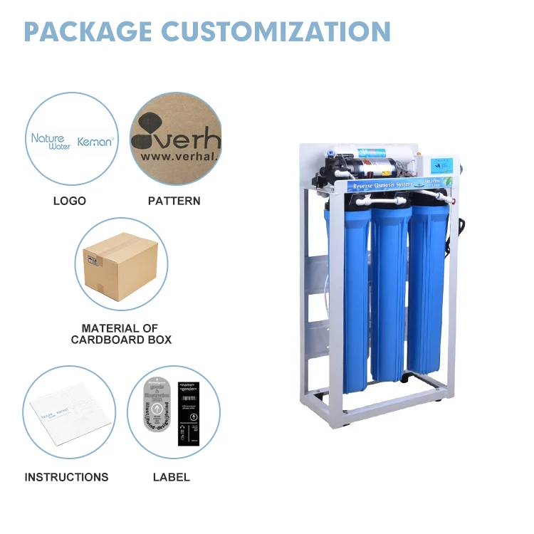 [NW-ROF4-400] Professional Commercial Water Filter System Water Purifier 5 Stages Reverse Osmosis System For Home Drinking