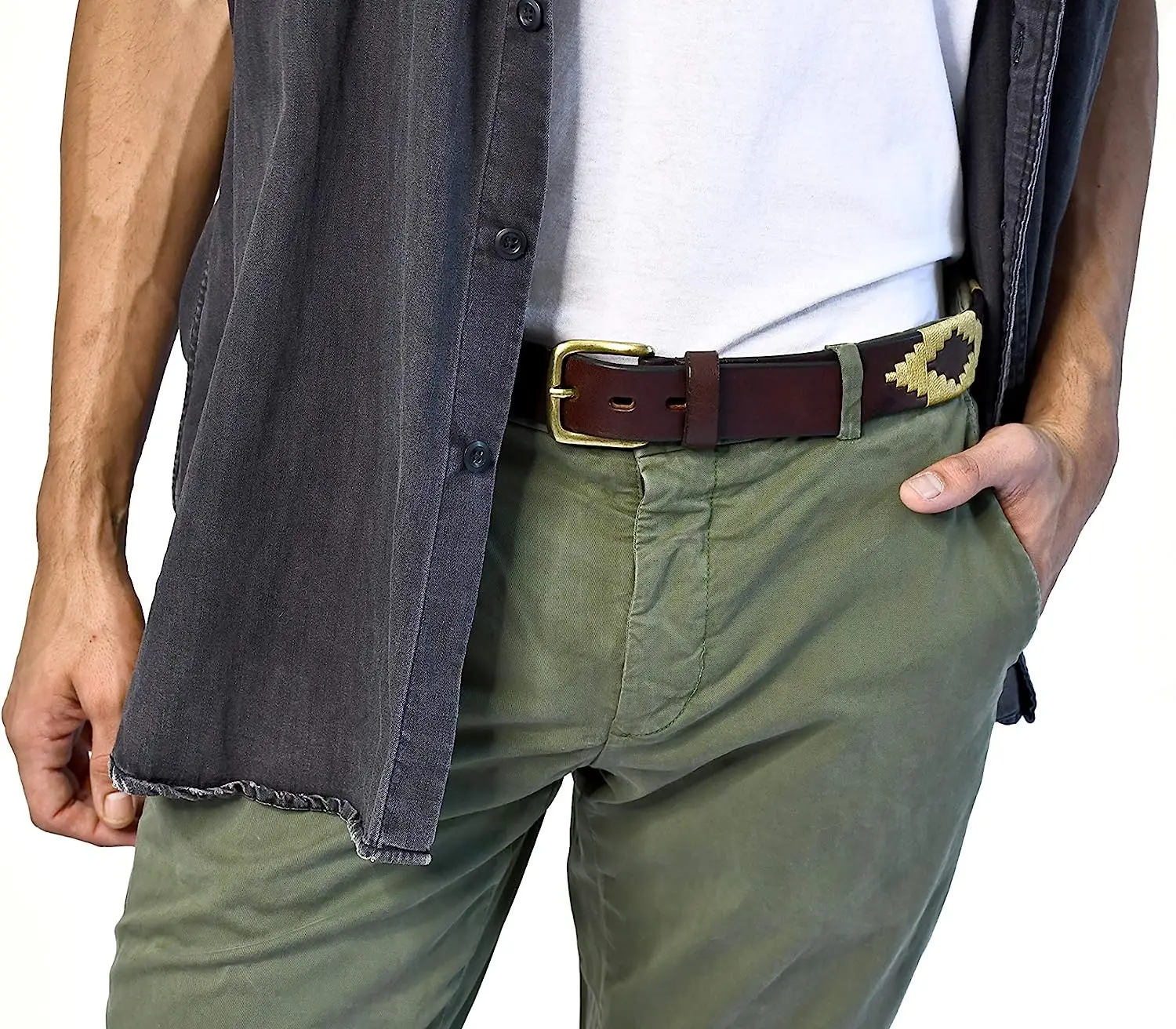 IBERIA Custom Wholesale Premium Hi Quality Luxury Genuine Leather Polo Belts For Men/women