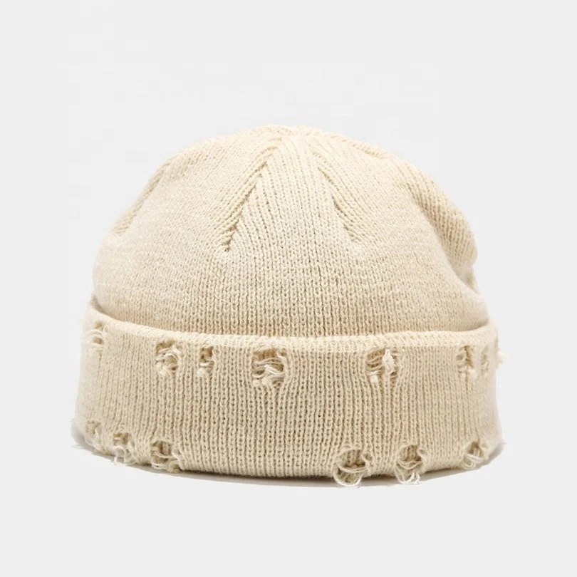 Premium Quality Custom logo Knit Winter Hat Keep Warm Unisex Couple Knitted Beanie Hat with custom logo Streetwear Comfort Fit