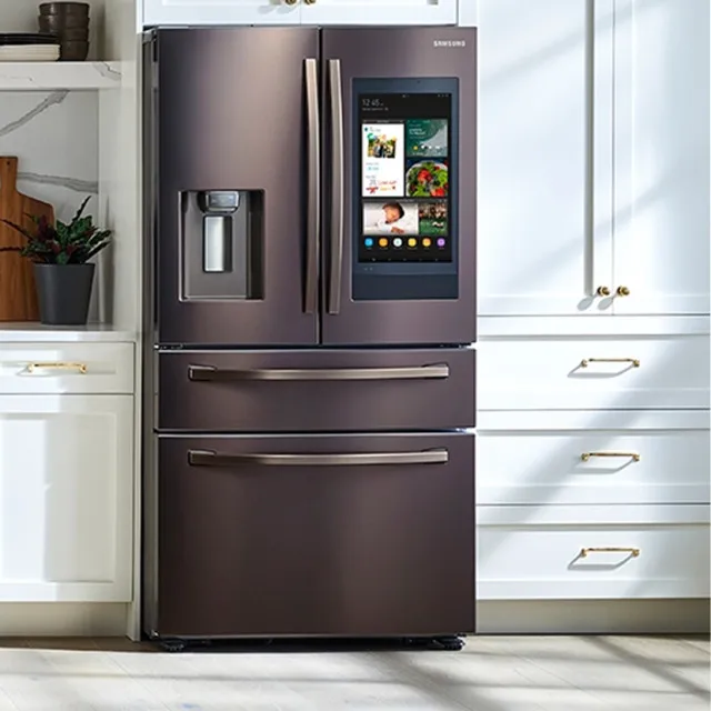 28 cu ft 4 door french door refrigerator with touch screen