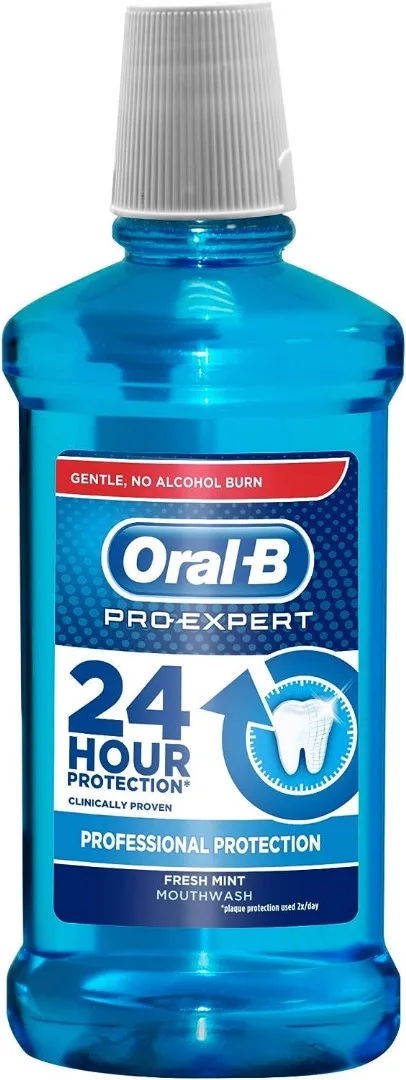 Oral-B Dry Mouth Oral Rinse Mouthwash, Moisturizing Mint, 16 Fl Oz