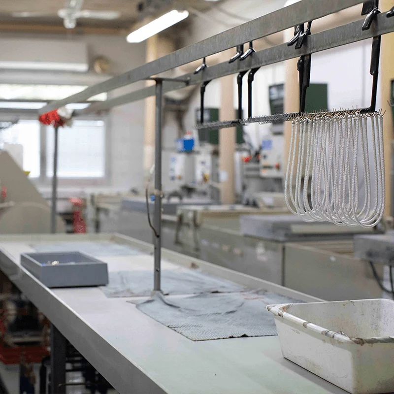 MADE IN ITALY SILVER BRACELET ORIGINAL DESIGN CLASP BALINESE INSPIRATION AGED RHODIUM PLATED BANGLE