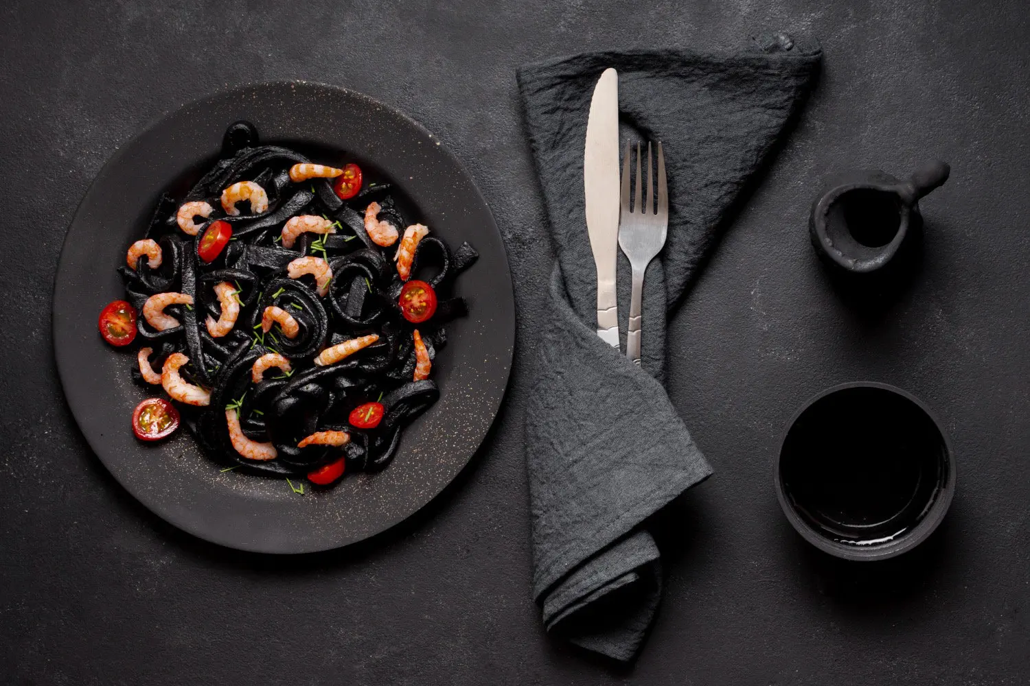 Authentic Italian Cuttlefish Ink - Squid Ink 20g in Sterilized Glass Jar - Intensify the Flavors of Your Dishes