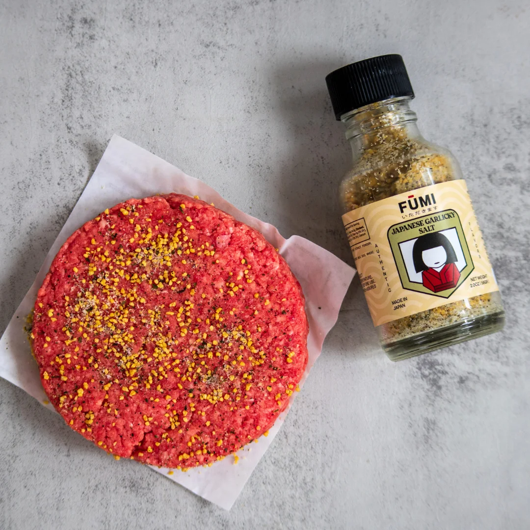 FUMI Japanese Garlic Salt -  Gourmet Seasoning for Culinary Delights - Umami Seasoning Mix - Blend of Salt, Garlic and Spices