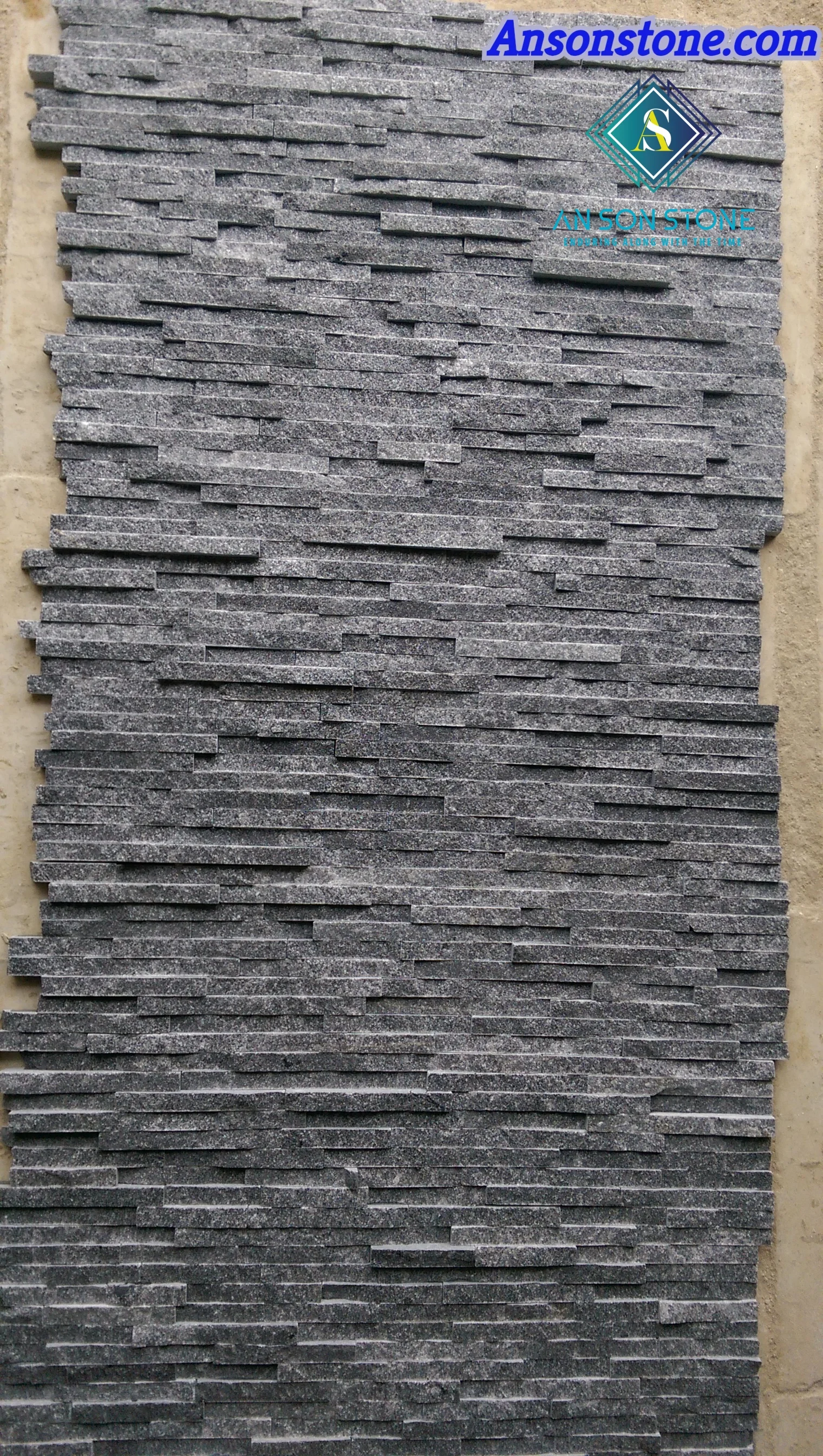 Black Decorative Marble Wall Panel 10 Lines - Natural Stone In Vietnam