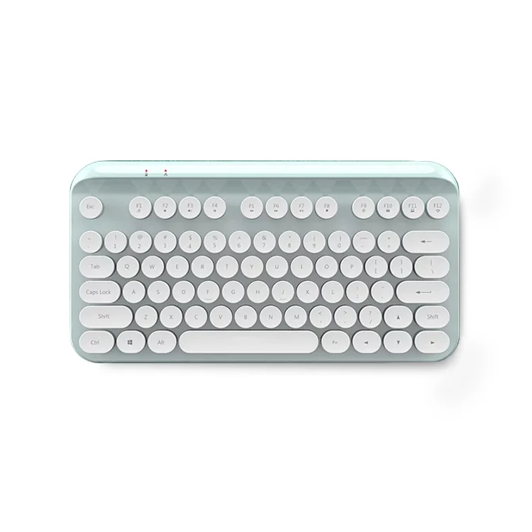 Горячая Распродажа, симпатичная Клавиатура для ноутбука и планшета, портативная круглая клавиатура, игровая клавиатура для пишущей машинки, беспроводная Ретро клавиатура