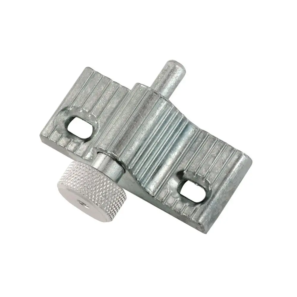 1-9/16 In., Cast Zamak Construction with Aluminum Bolt Child Safety Catch Push Screws for Home