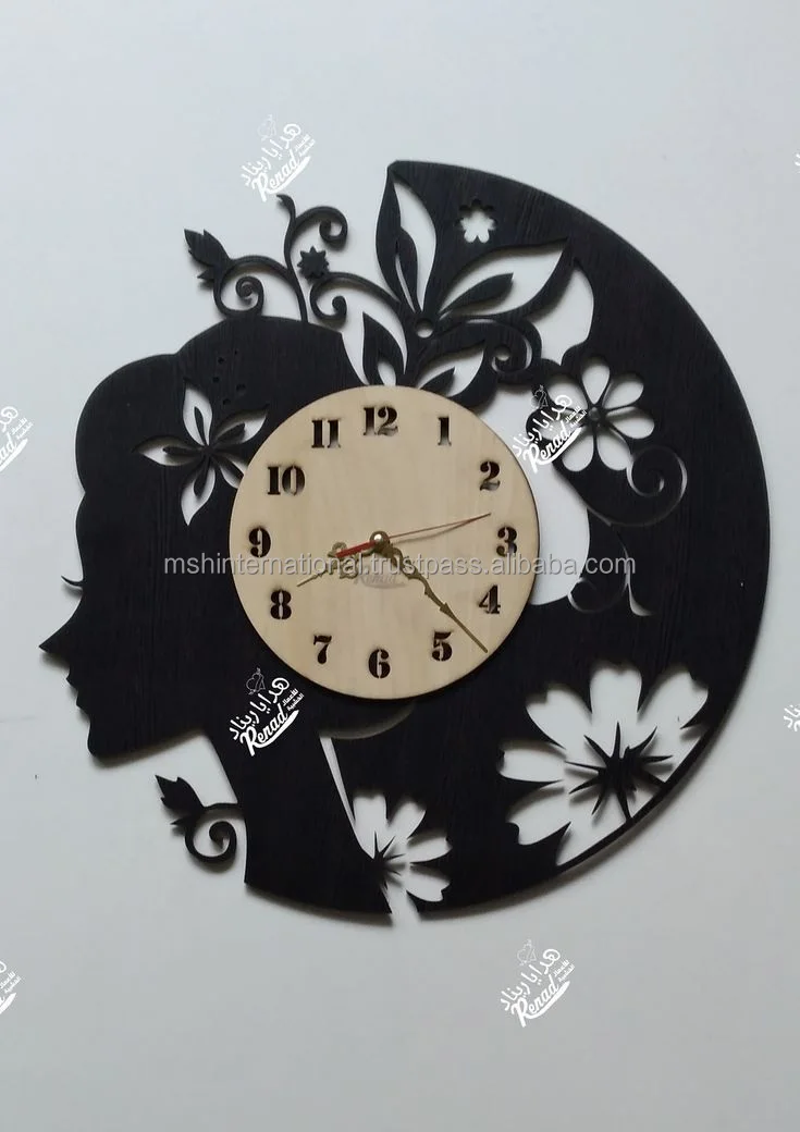New arrival metal gold luxury decorative wall clock metal wall arts for living room