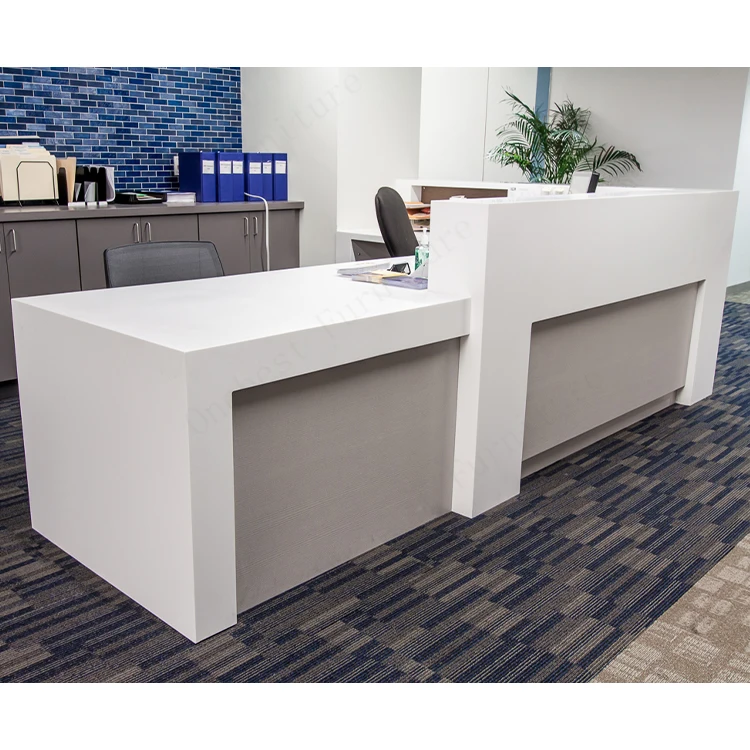 2024 Acrylic Spa Front Counter For Villa Nail Table Design Magazine Racks Reception Desk