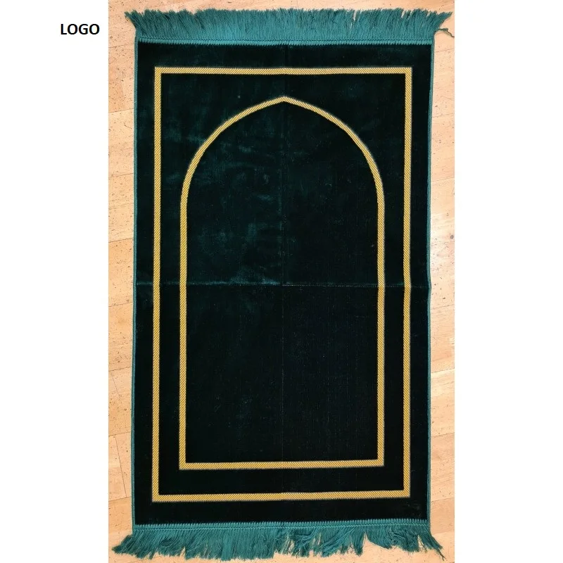 Jaenamaz manufacturer Worship non slip digital print prayer mat for Muslims Sajada Muslim prayer luxury wholesale mats travel