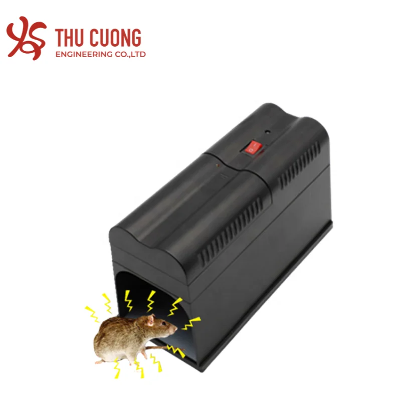 Safe Abs Plastic Electric rat Trap Automatic Rodent Perfect Rat Killer for Rats Safe Abs Plastic Safe Hight voltage Good Quality