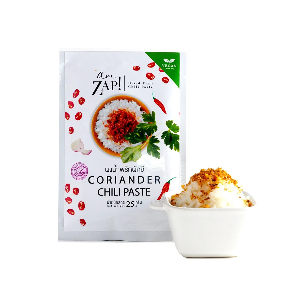 Coriander Mixing Spices And Herbs Rice Seasoning Powder Chili Paste Bag Packaging 25g