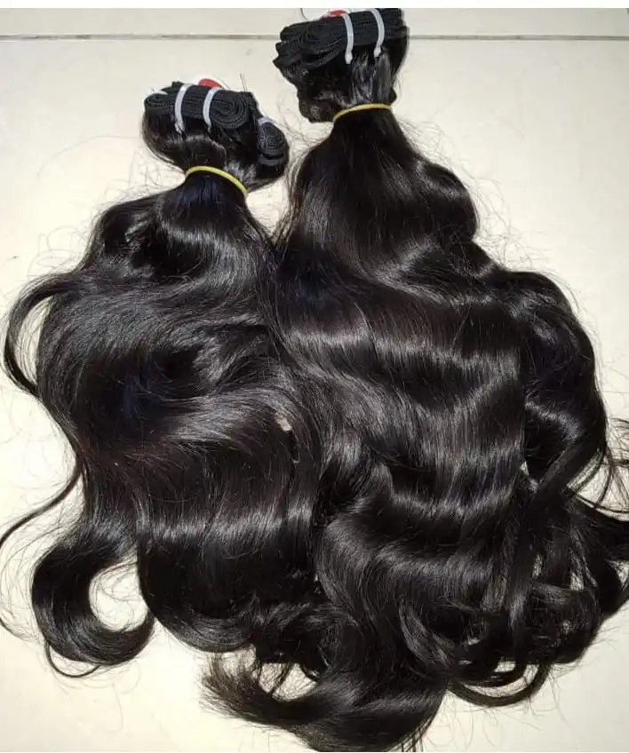 Human hair natural Wavy, Straight and Curly