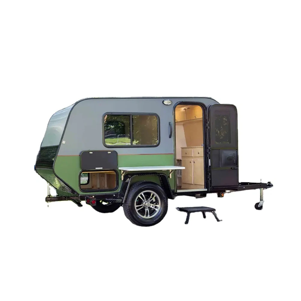 OEM Service Camper Trailer Travel Trailer with Coupler and DOT Tyres airstream camping trailer