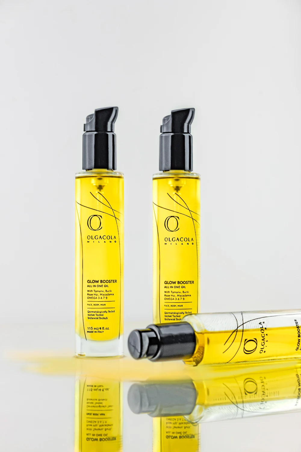 Top Seller Glow Booster Oil Multi Active All in one Vegan Organic Tamanu Buriti Omega Plus For Face Body Hair