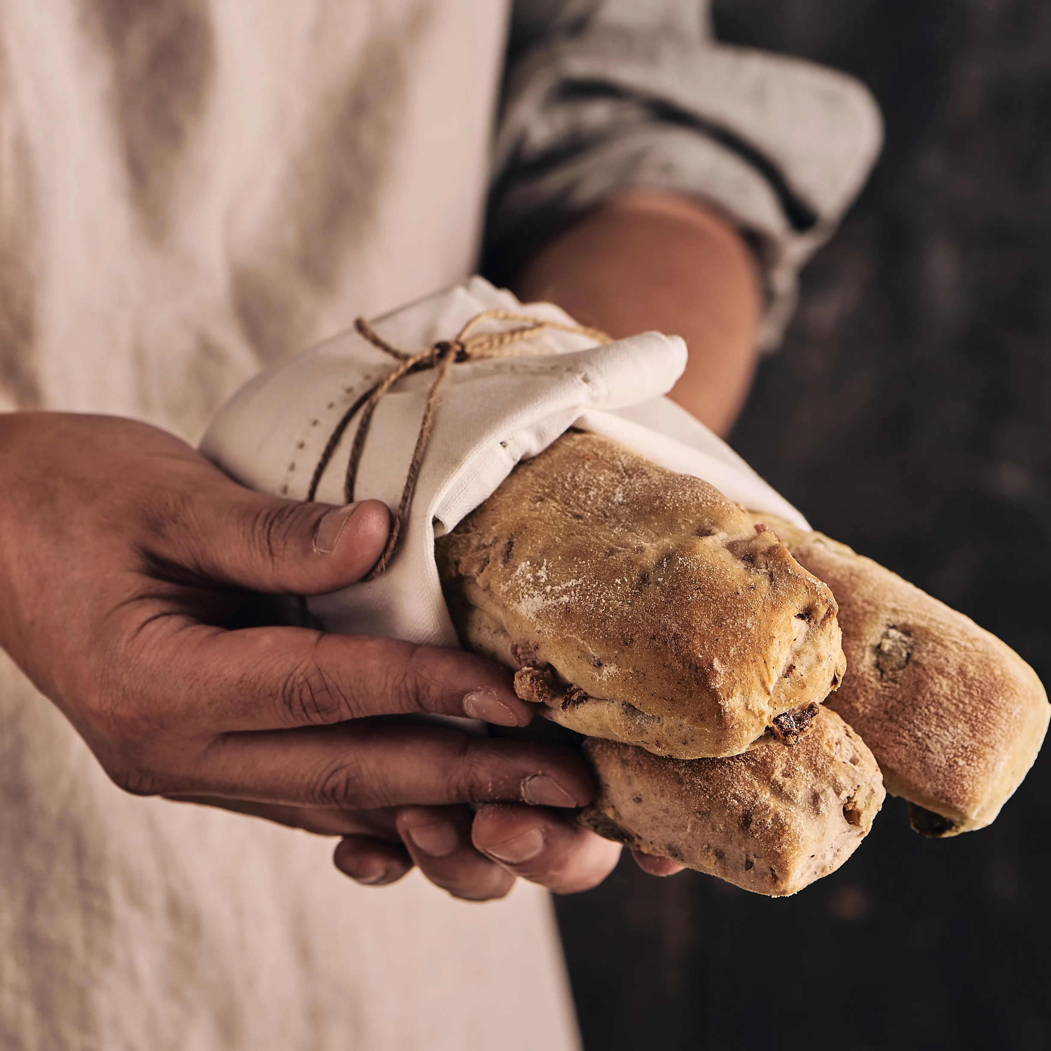 Italian crusty roll with walnuts and extra virgin olive oil for Wholesaler