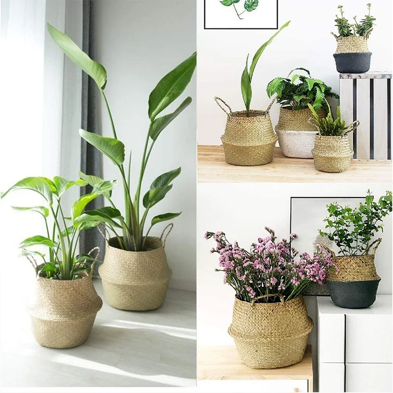 Cheap Fabric Clothing Laundry Basket Seagrass Wicker Storage Basket