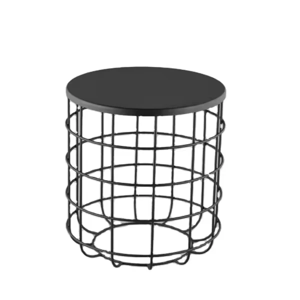 Export Quality Metal Wire Black Powder Coated Side Coffee Table Home Decorative Furniture From Indian Exporter and Supplier